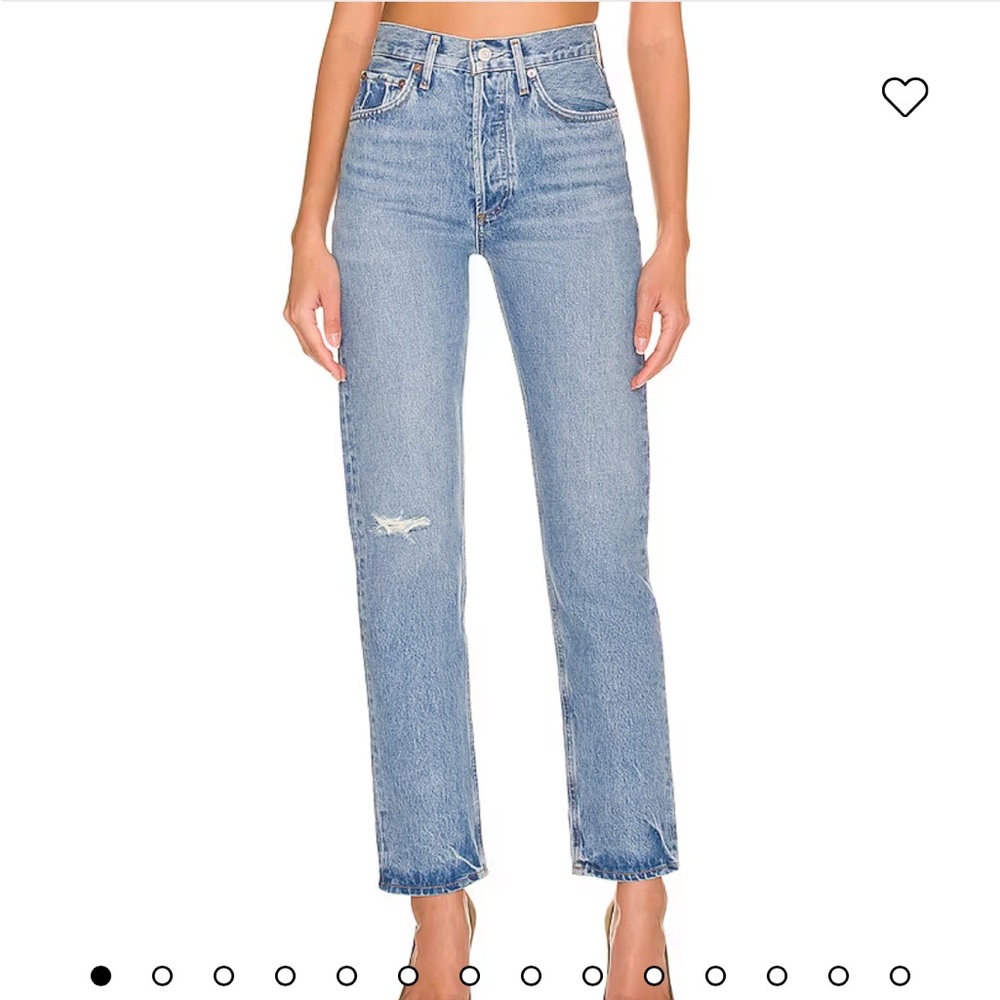 NWT Agolde 90’s Pinch Waist Jeans in Abstract wash